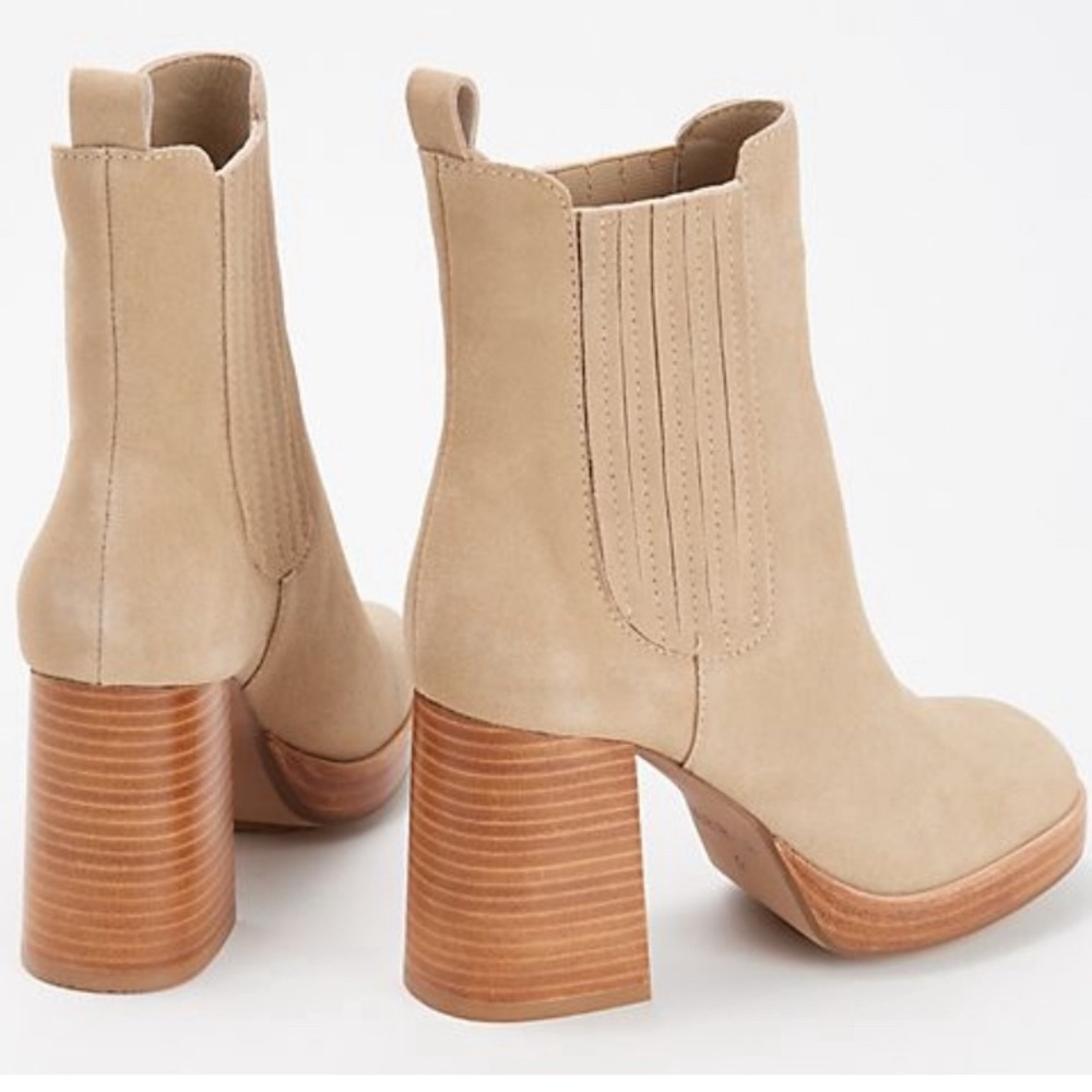 New Kelsi Dagger Brooklyn Racer Platform Bootie 6.5 Suede